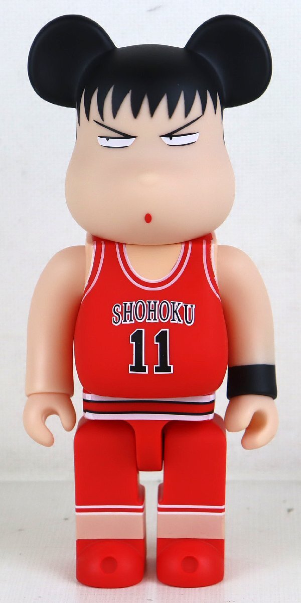 S★中古品★フィギュア 『BE@RBRICK/ベアブリック 流川楓 SLAM DUNK/スラムダンク』 MEDICOM TOY/メディコム・トイ 全高:約28cmの画像1