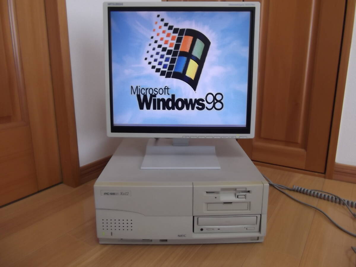 【動作確認済】PC98パソコン PC-9821Xa12/K12 （PCカードスロット内蔵型）/ Windows98SE（SECOND EDITION)&MS-DOS6.2マルチ起動の画像1