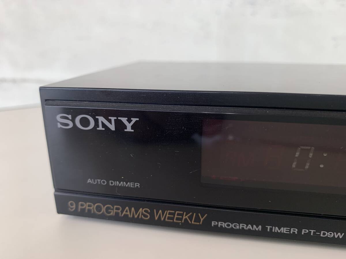 ★SONY★9PROGRAMS WEEKLY TIMER★プログラムタイマー★PT-D9W★ の画像5