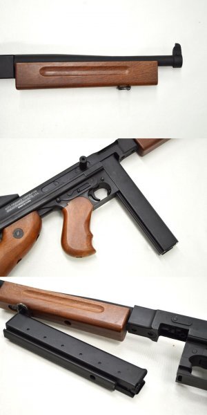 KM553●現状品●A&K エアーコッキング M1A1 トンプソン 元箱付き 動作未確認/ジャンク扱いの画像8