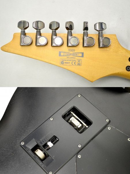 KM553●現状品●Ibanez アイバニーズ S Series S320  エレキギター ソフトケース付き 動作未確認/ジャンク扱いの画像8