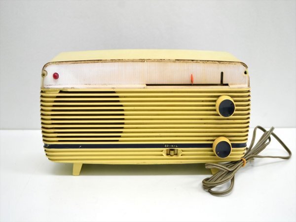KM553●現状品●GENERAL SUPER RADIO ゼネラル 5M980 スーパーラジオ 真空管ラジオ レトロアンティーク ジャンクの画像1