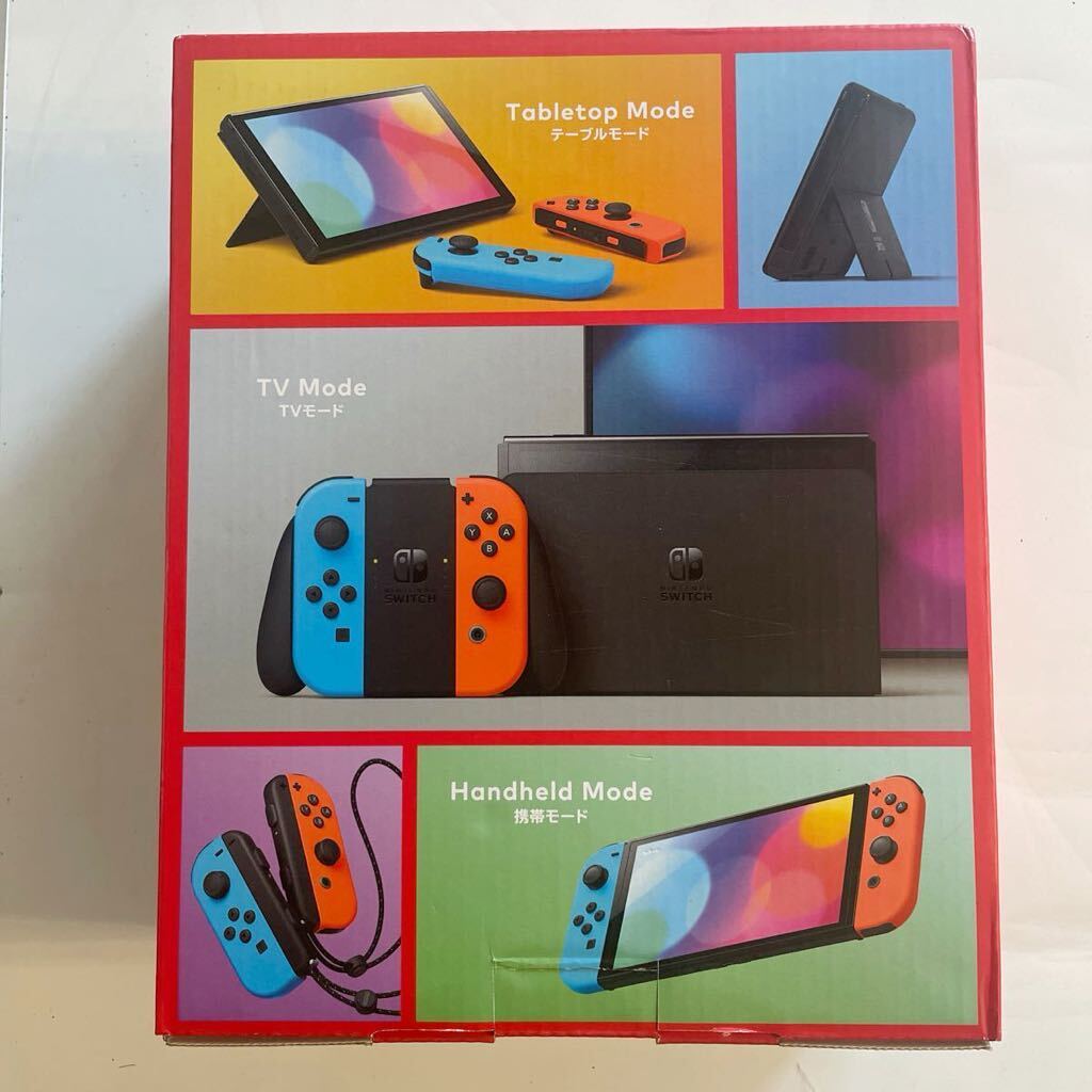 任天堂 Nintendo Switch ニンテンドースイッチ 本体 セット ネオンブルー ネオンレッド スイッチ 有機ELモデル 未開封 新品の画像2