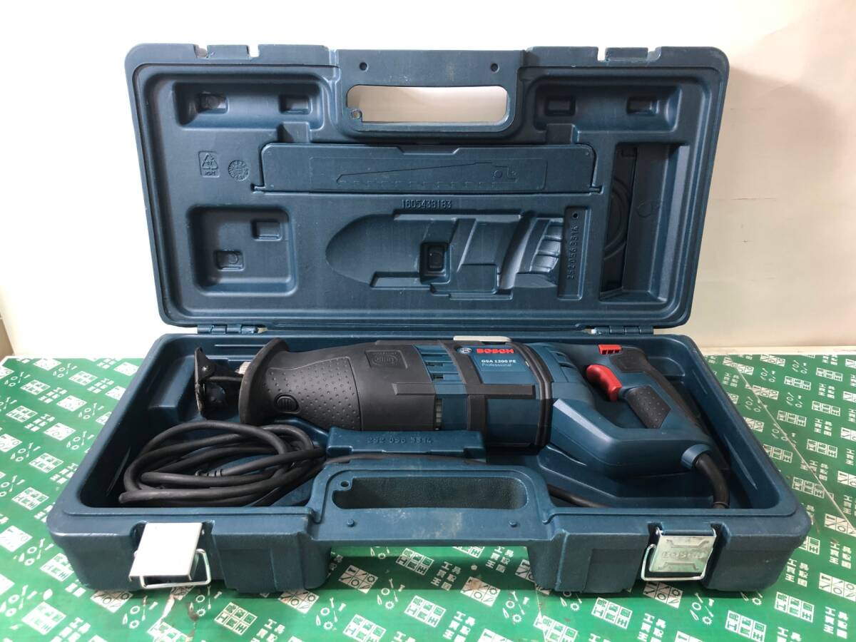 中古品 電動工具 BOSCH(ボッシュ) セーバーソー GSA1200PE 切断 研磨、木工 木材加工、鉄工 金属加工 IT6Z1K66W7CWの画像1