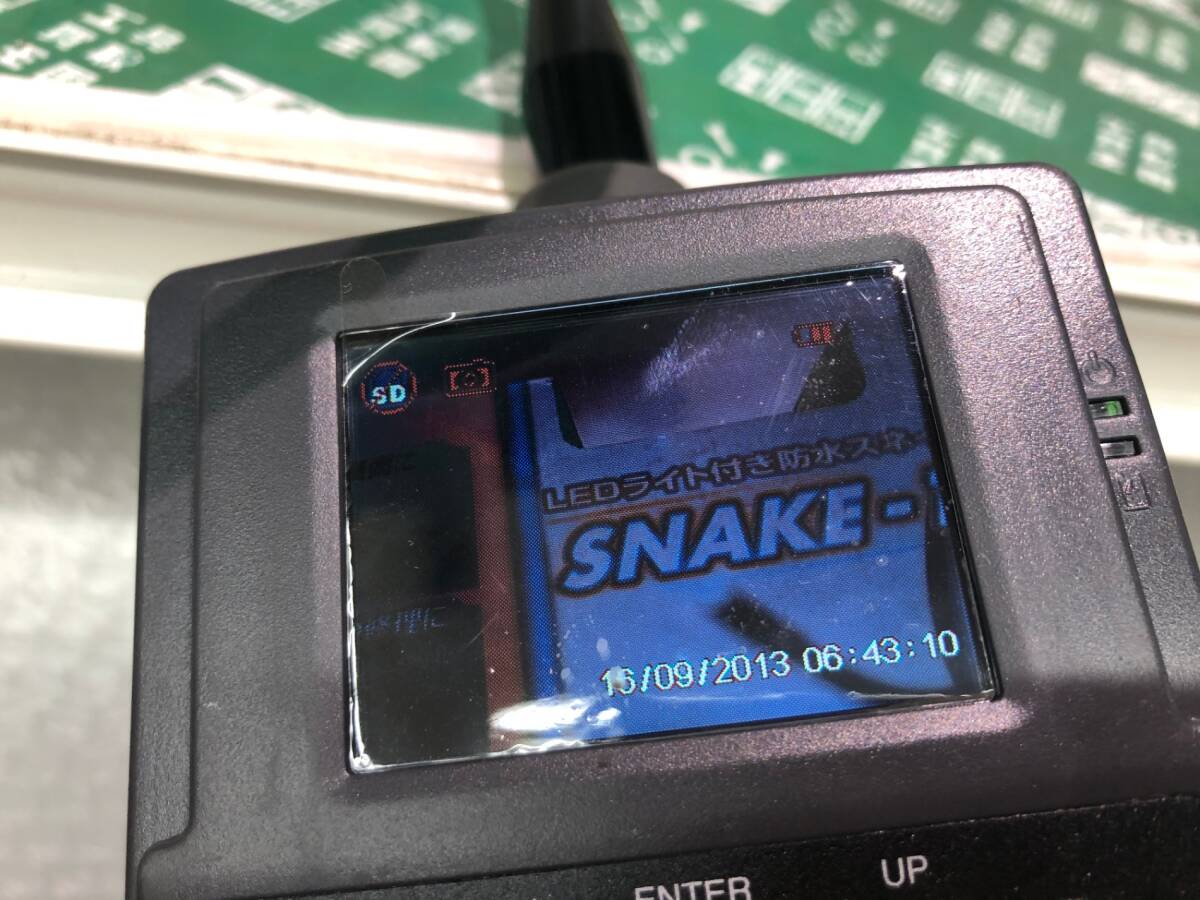 中古品 測量工具 ケンコー Kenko デジタルスネイクカメラ LEDライト付き 防水 SNAKE-12 配線工事 配管 内部観察 ITE8DV7R6RXAの画像4