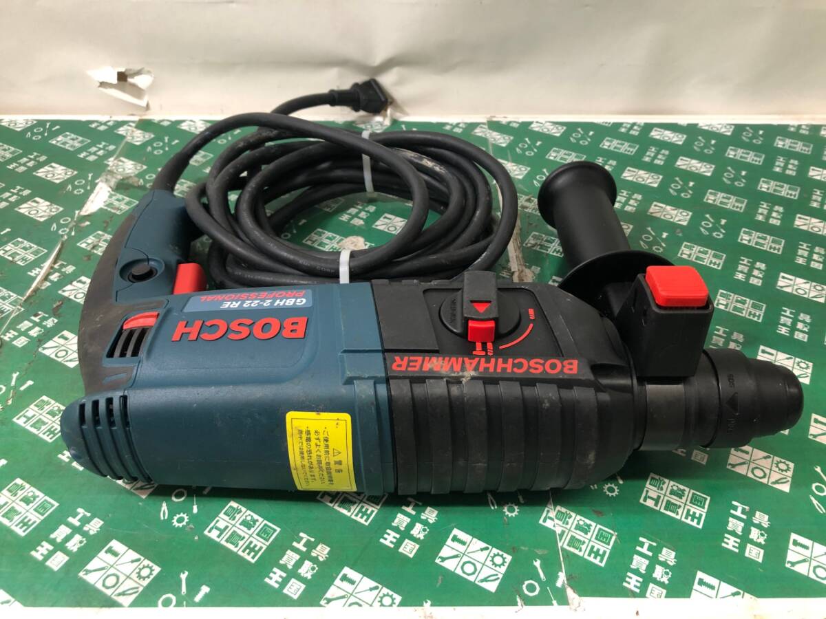 中古品 電動工具 ★BOSCH(ボッシュ) SDSプラスハンマードリル[GBH2-22RE] 掘削 削岩、ハツリ 土木工事 ITT2E11UFF7A_画像6