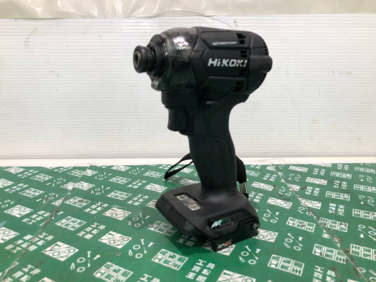 中古品 電動工具 HiKOKI ハイコーキ 36Vコードレスインパクトドライバ WH36DC 本体のみ.電動ドライバー. マルチボルト対応 ITNZ2366YQ84_画像1