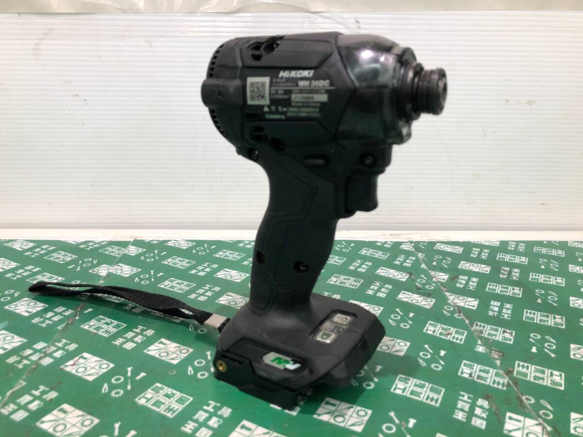 中古品 電動工具 HiKOKI ハイコーキ 36Vコードレスインパクトドライバ WH36DC 本体のみ.電動ドライバー. マルチボルト対応 ITNZ2366YQ84_画像2