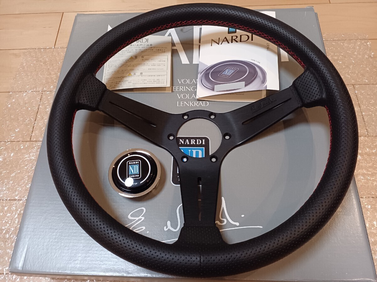 * прекрасный товар NARDI SPORTS TYPE Rally 34 пирог N761 стандартный товар красная отстрочка рулевой механизм глубокий конус Nardi 