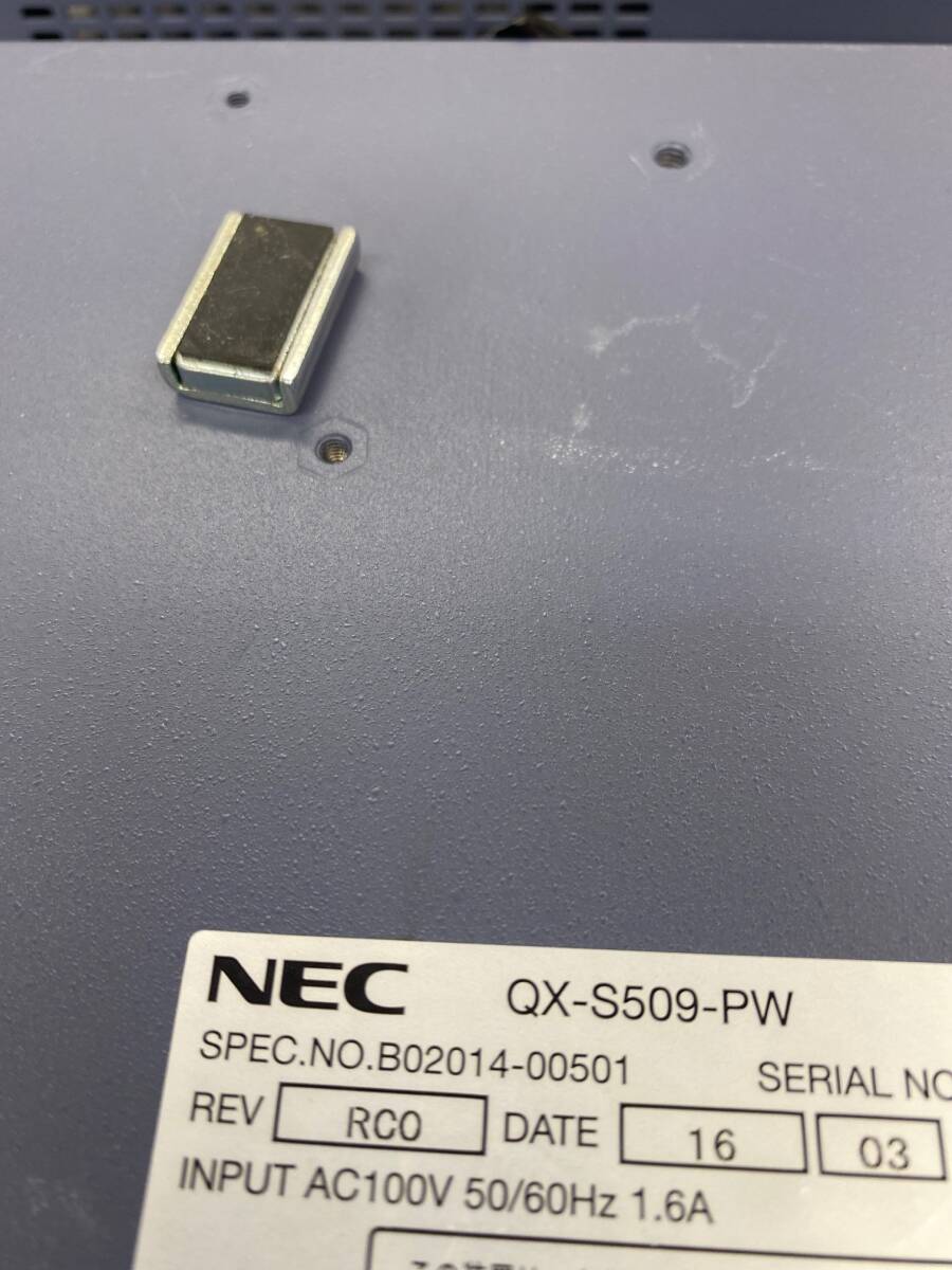 NEC QX-S509-PW PoE レイヤ2スイッチ 2台_画像4