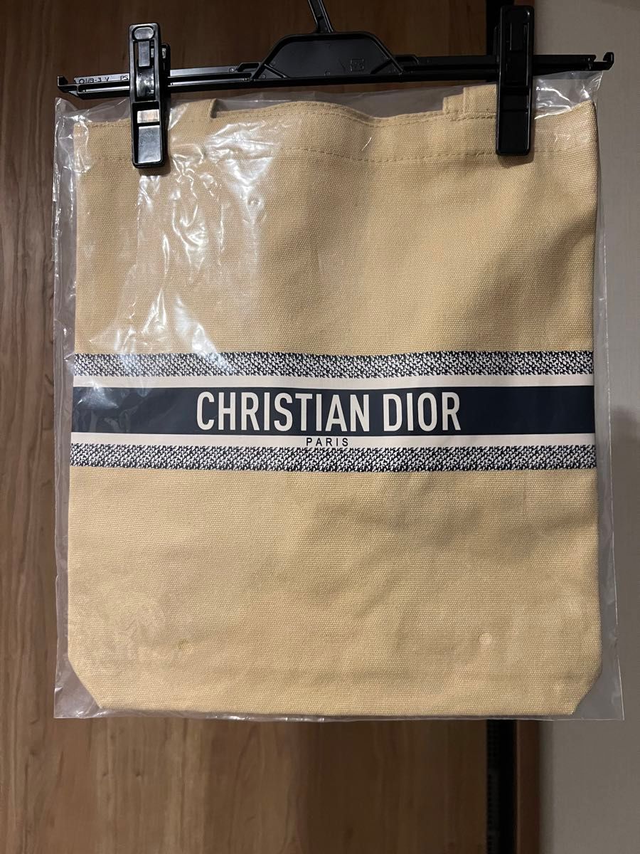 【未開封新品】Dior エコバッグ　トートバッグ　非売品　ノベルティ　ベージュ