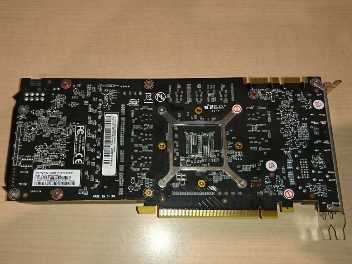 nVIDIA GTX1070Ti 8GB 動作確認品 (O40314)の画像5