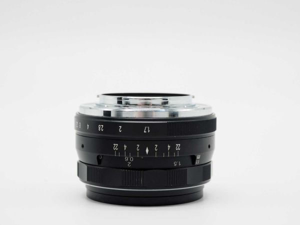 メイケ Meike 35mm F/1.7 MF 単焦点 ソニー Sony E-Mount APS-C アルミフード付き[美品]#Z1004Aの画像9