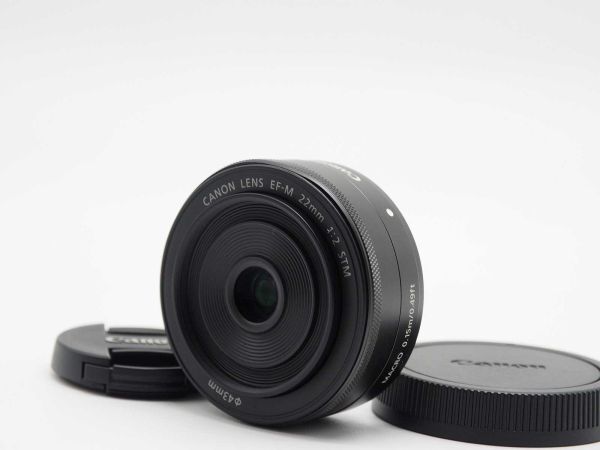 キャノン Canon EF-M 22mm f/2 STM Lens for EOS M EF-M Mount [美品] #Z1050A_画像1