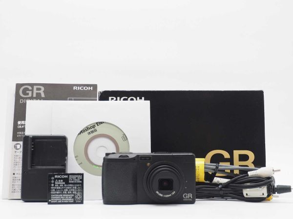 リコー Ricoh GR Digital 8.1MP Black Compact Camera 元箱 [美品] #Z1196A_画像1