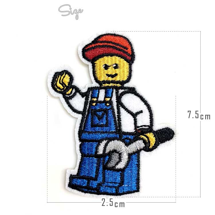 ワッペン レゴ ボーイ 刺繍 アイロン キャラクター LEGO ワッペン アップリケ_画像2