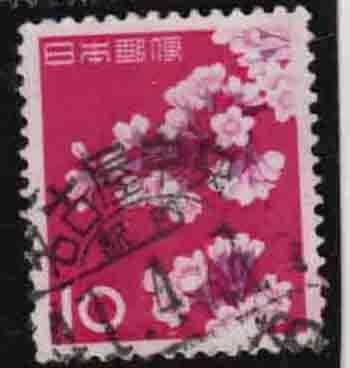 （００３）日本切手・１０円桜・Dラン駅内・名古屋中央４１年_画像1