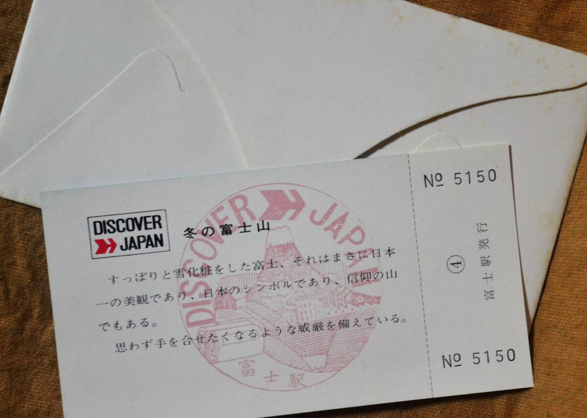 「富士駅旅行センター 開業記念入場券」(富士駅) 4枚組 1972,静岡鉄道管理局の画像9