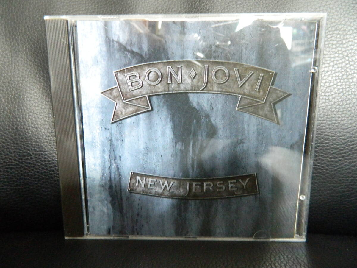 (4)　 BON JOVI　　/　 NEW JERSEY　　　 輸入盤　 　 ジャケ、経年の汚れあり_画像1