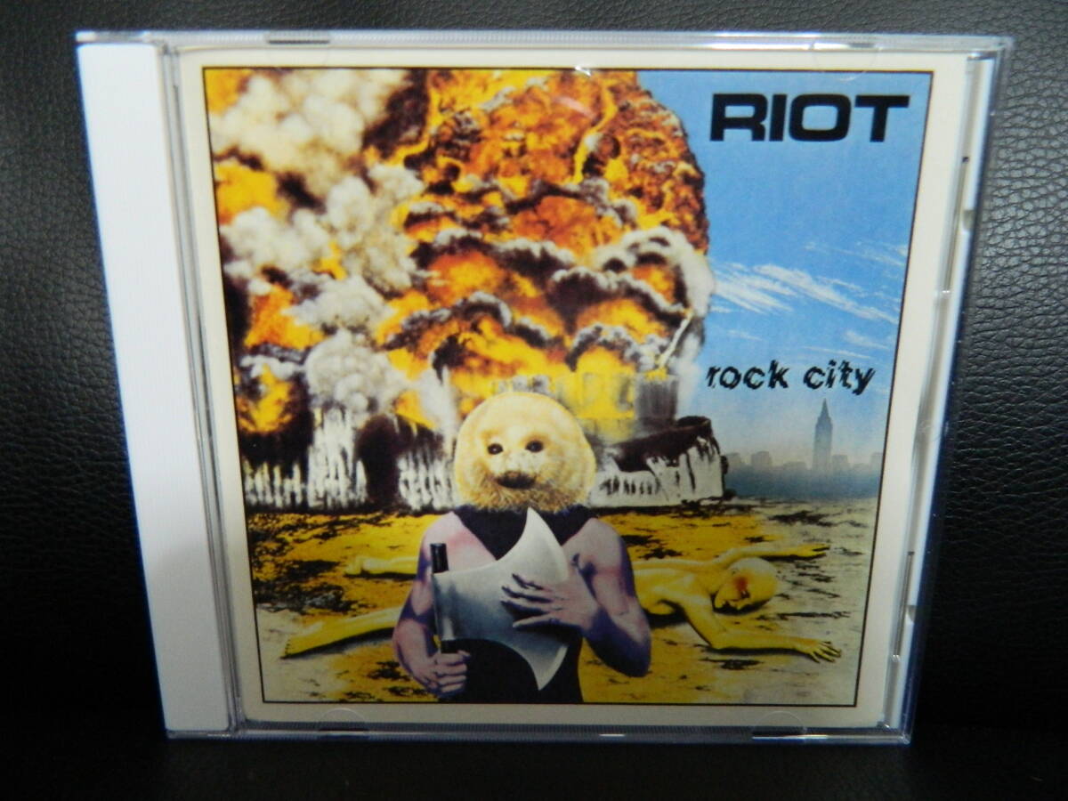 (21)　 RIOT 　　/　 　ROCK CITY　　 　日本盤　 　 ジャケ、日本語解説 経年の汚れあり_画像1