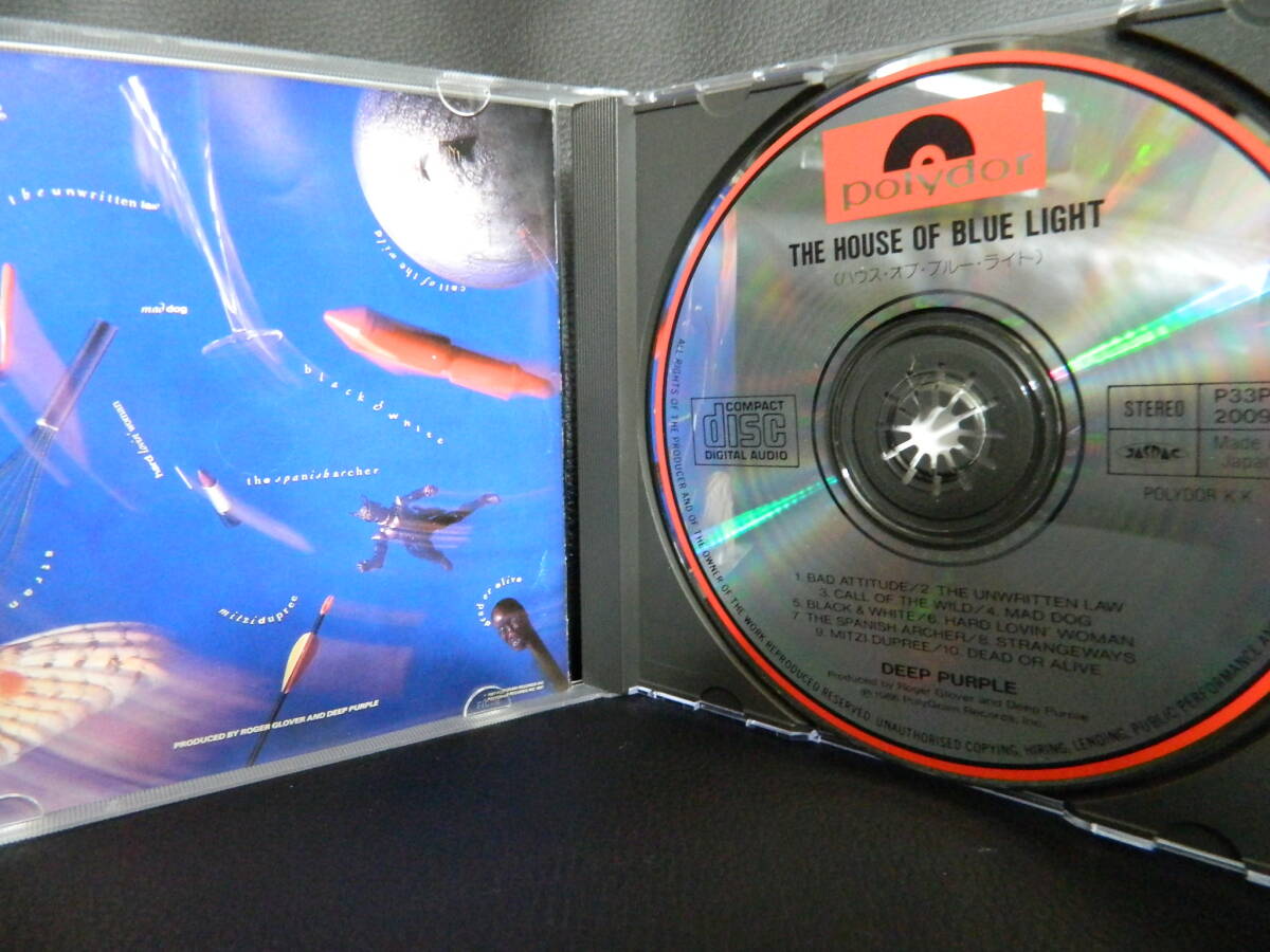 (22)　 DEEPEST PURPLE　　/　 THE HOUSE OF BLUE LIGHT 　　日本盤　 　 ジャケ、経年の汚れあり_画像2