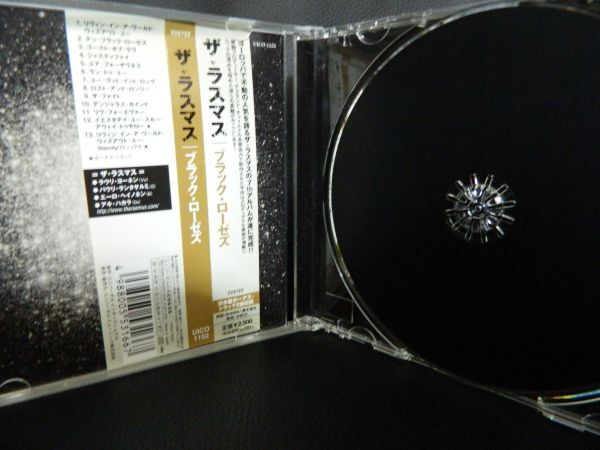 (10)  THE RASMUS  /  BLACK ROSES    日本盤   ジャケ、日本語解説 経年の汚れありの画像2