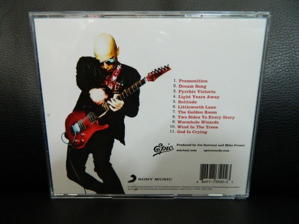 (17)  Joe Satriani  / BLACK SWANS AND WORMHOLE WIZARDS   輸入盤  ジャケ、経年の汚れあり  の画像3