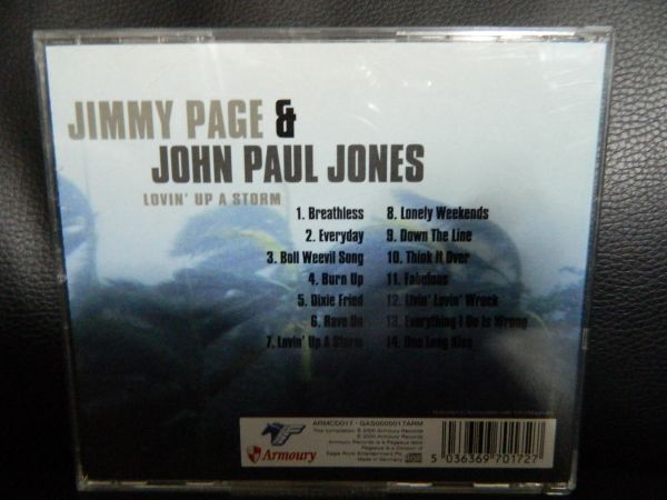 (14)　 JIMMY PAGE　　＆　　JOHN PAUL JONES　 /　 LOVIN' UP A STORM　　　 輸入盤　　ジャケ、 経年の傷みあり_画像3