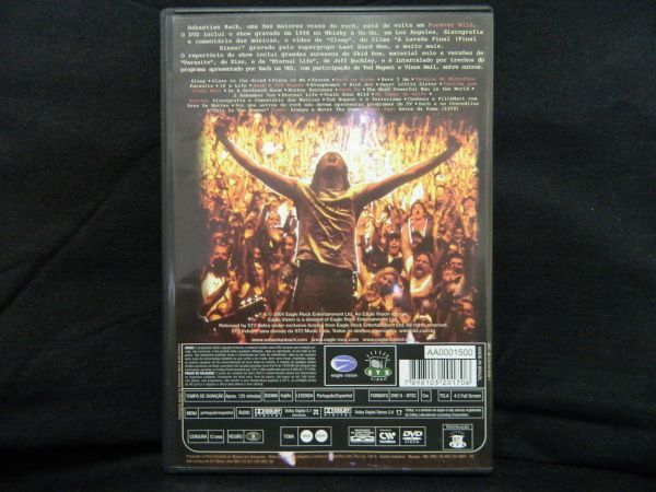 (29) 　中古DVD　SEBASTIAN BACH　/　 FOREVER WILD 　輸入盤　DVDケース傷、日本製Blu-rayレコーダーで再生可能_画像3