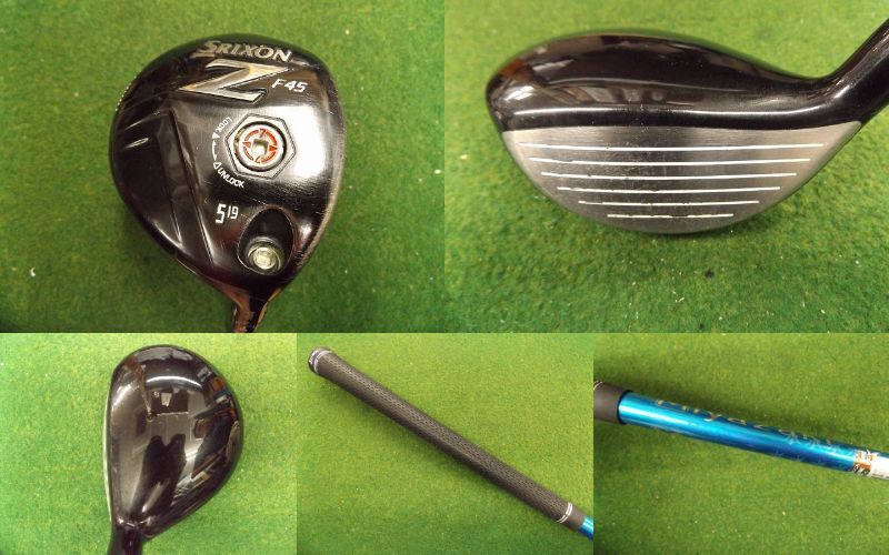 1円スタート【税込】1119 SRIXON Z545・Z F45 1W+3Ｗ+5Ｗ 純正カーボン SR/S セット カバー無 ダンロップ スリクソン .2403 2126の画像4