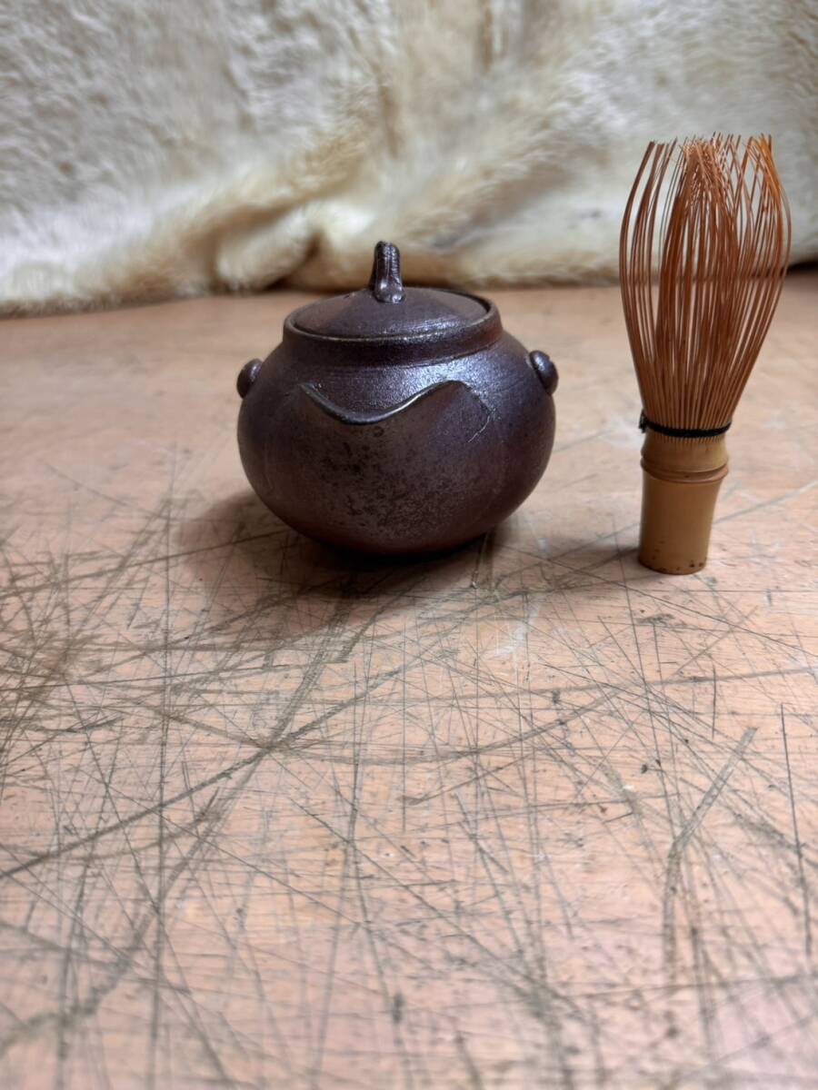  Bizen .. bin Zaimei . tea utensils . tea ceremony tea utensils roasting thing ceramics * ( Yamato Transport )