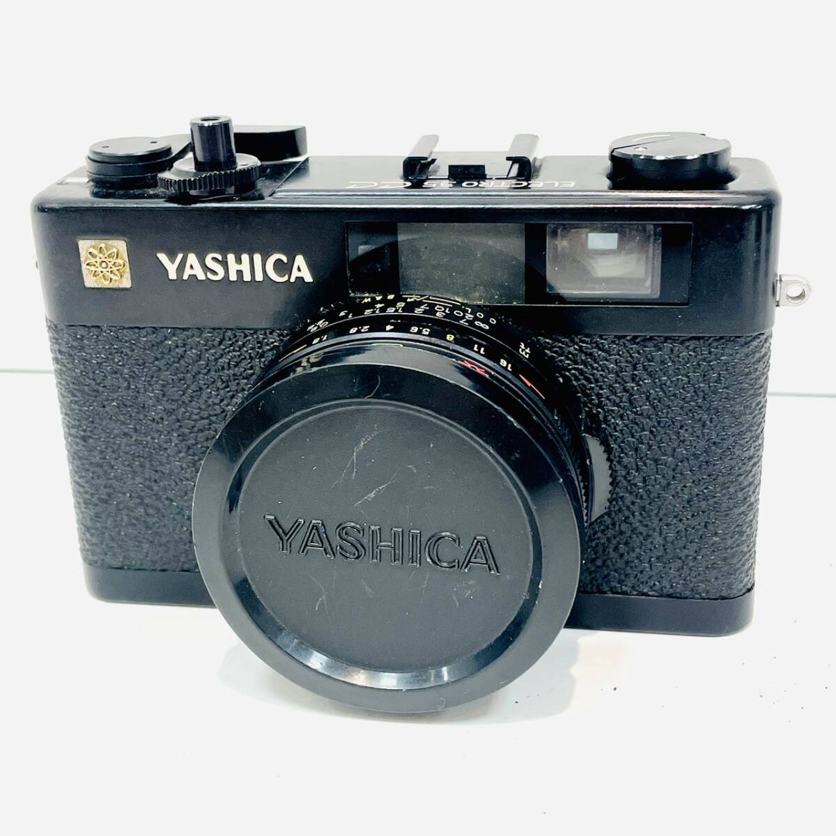 【B14167KM】YASHICA ヤシカ ELECTRO 35 CC エレクトロ 54mmキャップ付 フィルム カメラ YASHINON DX 1:1.8 f=35mm JAPAN 日本 動作未確認_画像10