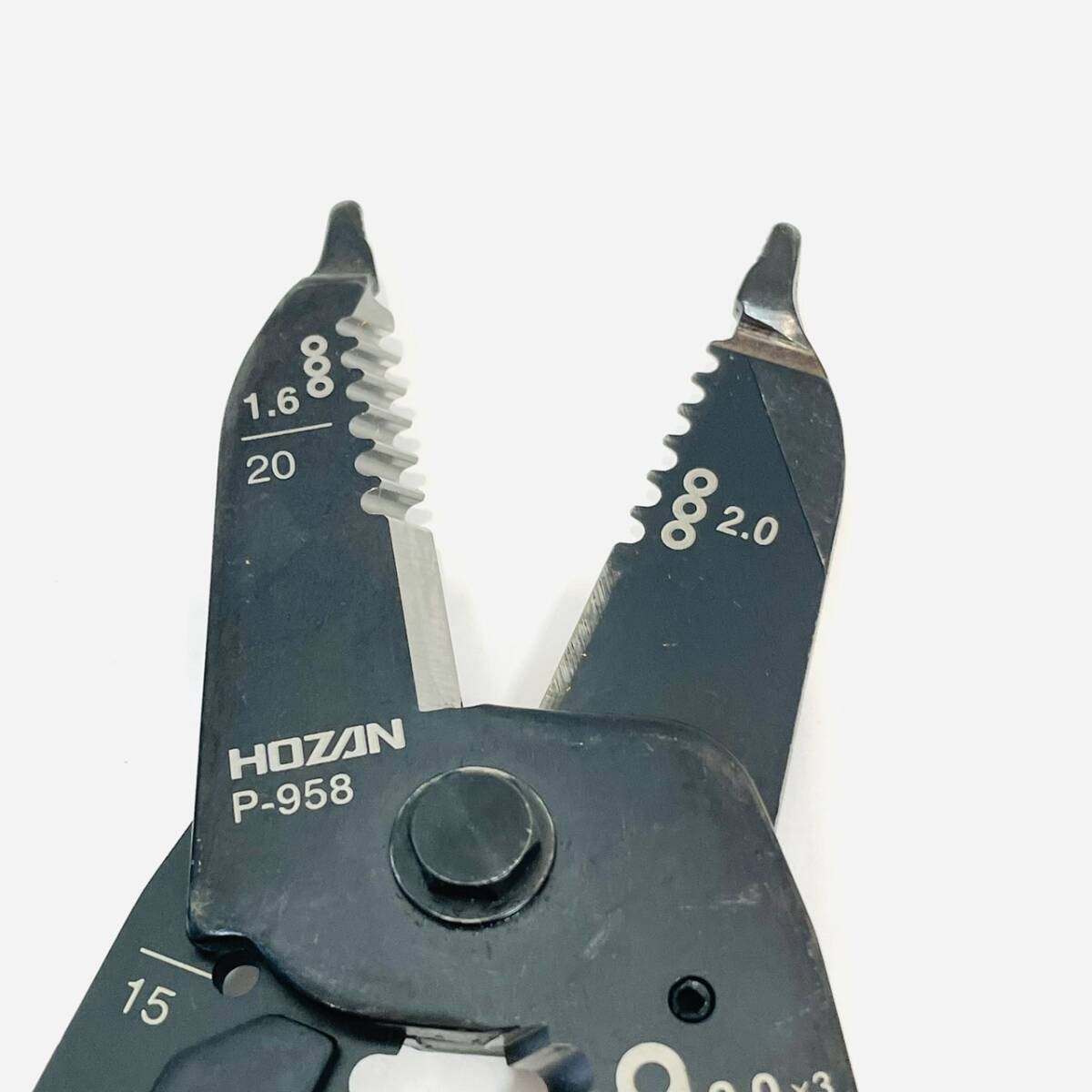 【B14397KM】HOZAN P-958 VVF ストリッパー ホーザン株式会社 電気工事士 技能試験 ワイヤーストリッパー 電気工具 道具 開封済み 中古品の画像3
