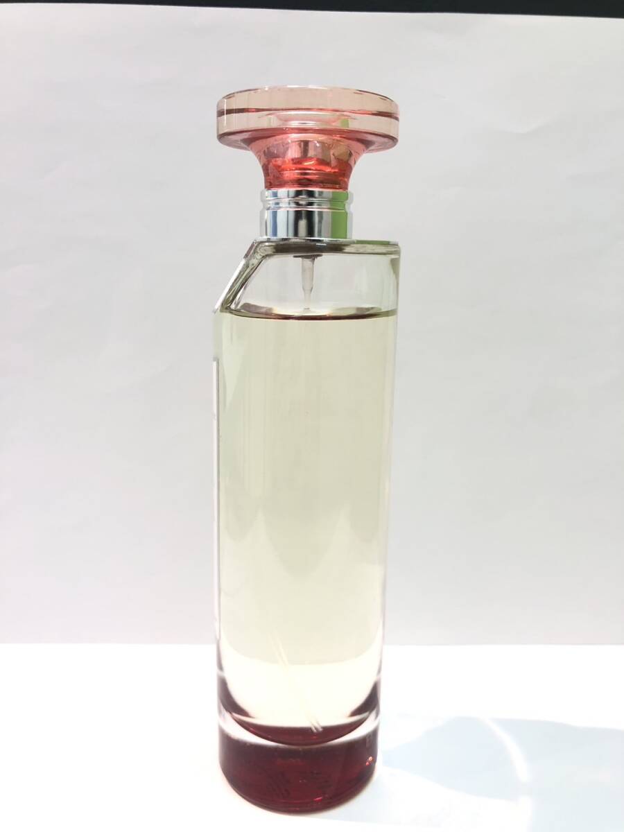 【F750AY】残量約8割 BVLGARI ブルガリ EAU PARFUMEE AU THE ROUGE オ パフメ オーテルージュ オーデコロン 100ml スプレー 香水の画像2