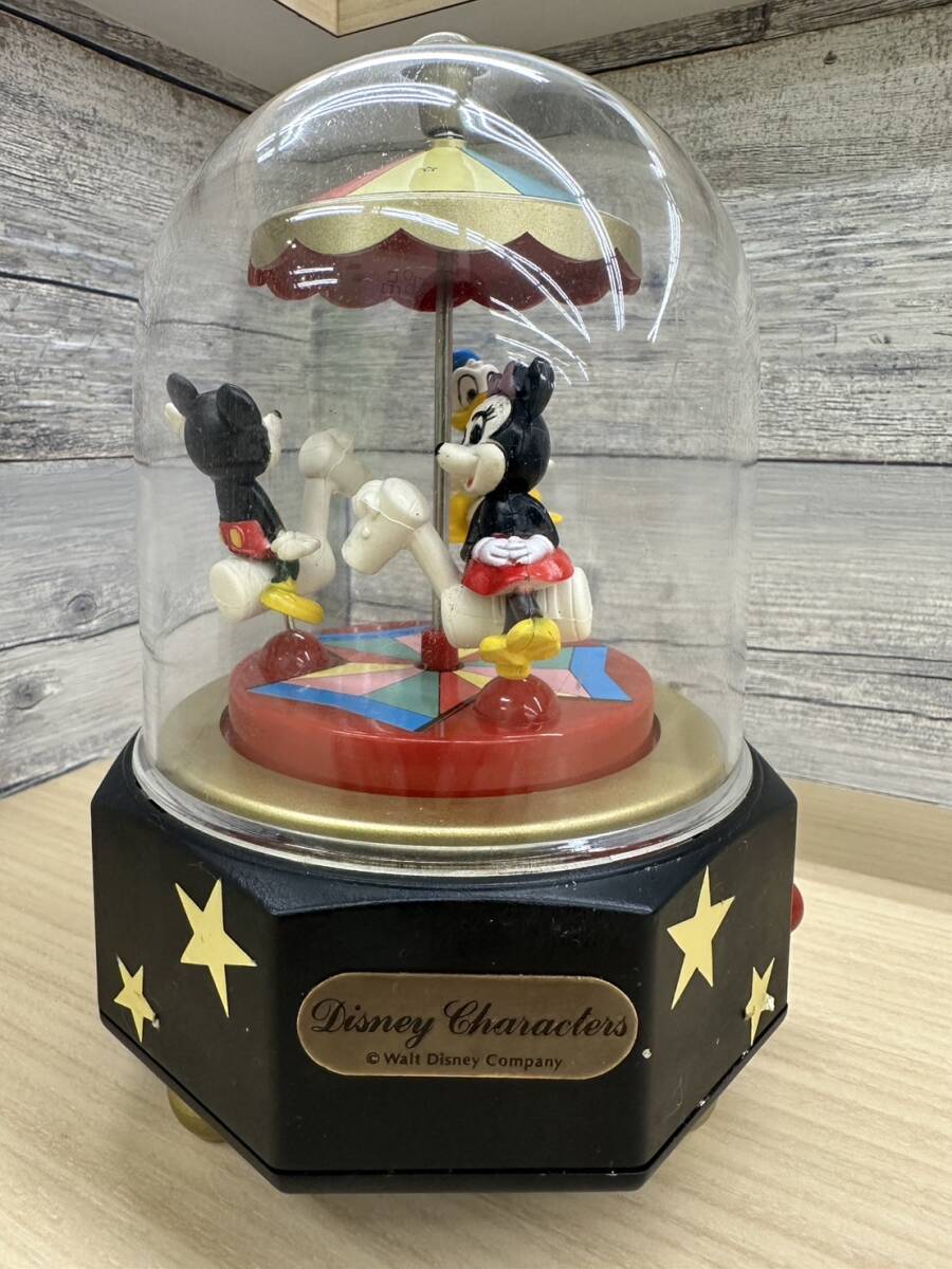 [E2145AM]Disney×SANKYO Disney музыкальная шкатулка Mickey & minnie & Дональд me Lee go- Land маленький world работа товар 