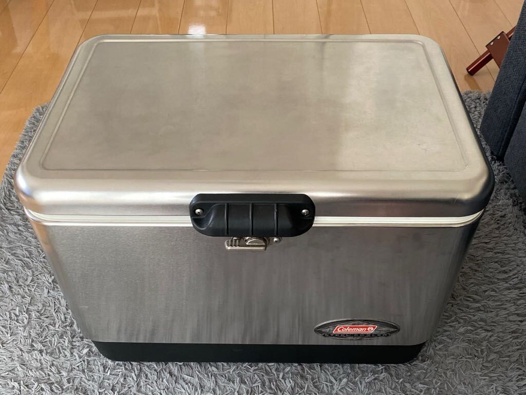 Coleman Coleman steel belt cooler,air conditioner cooler-box 100 anniversary exclusive use with cover camp BBQ motion .