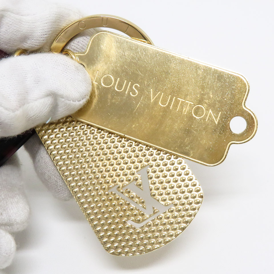  Louis Vuitton LOUIS VUITTON Мураками .biju-sak* моно glamof Large .| кольцо для ключей | брелок для ключа M65635 б/у [ качество iko-]