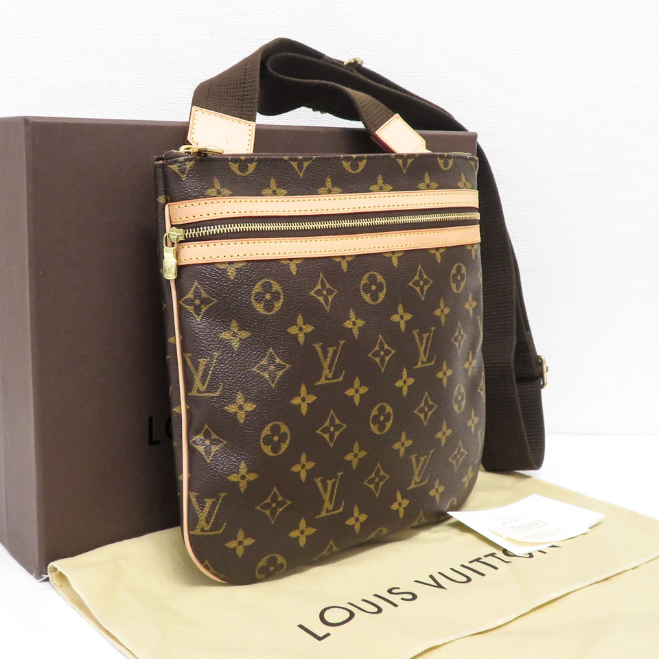 ルイヴィトン LOUIS VUITTON モノグラム ポシェット・ボスフォール／斜め掛け ショルダーバッグ M40044 新品同様 [質イコー]の画像2