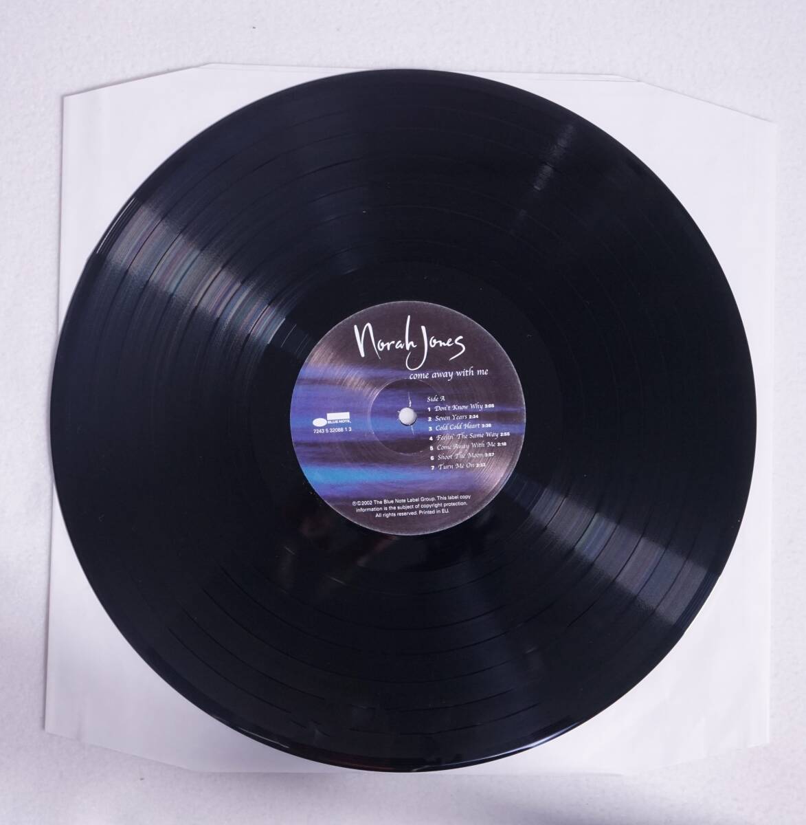 美品 ★ Norah Jones / Come Away With Me EU盤 1枚組LPアナログレコード Blue Note の画像3