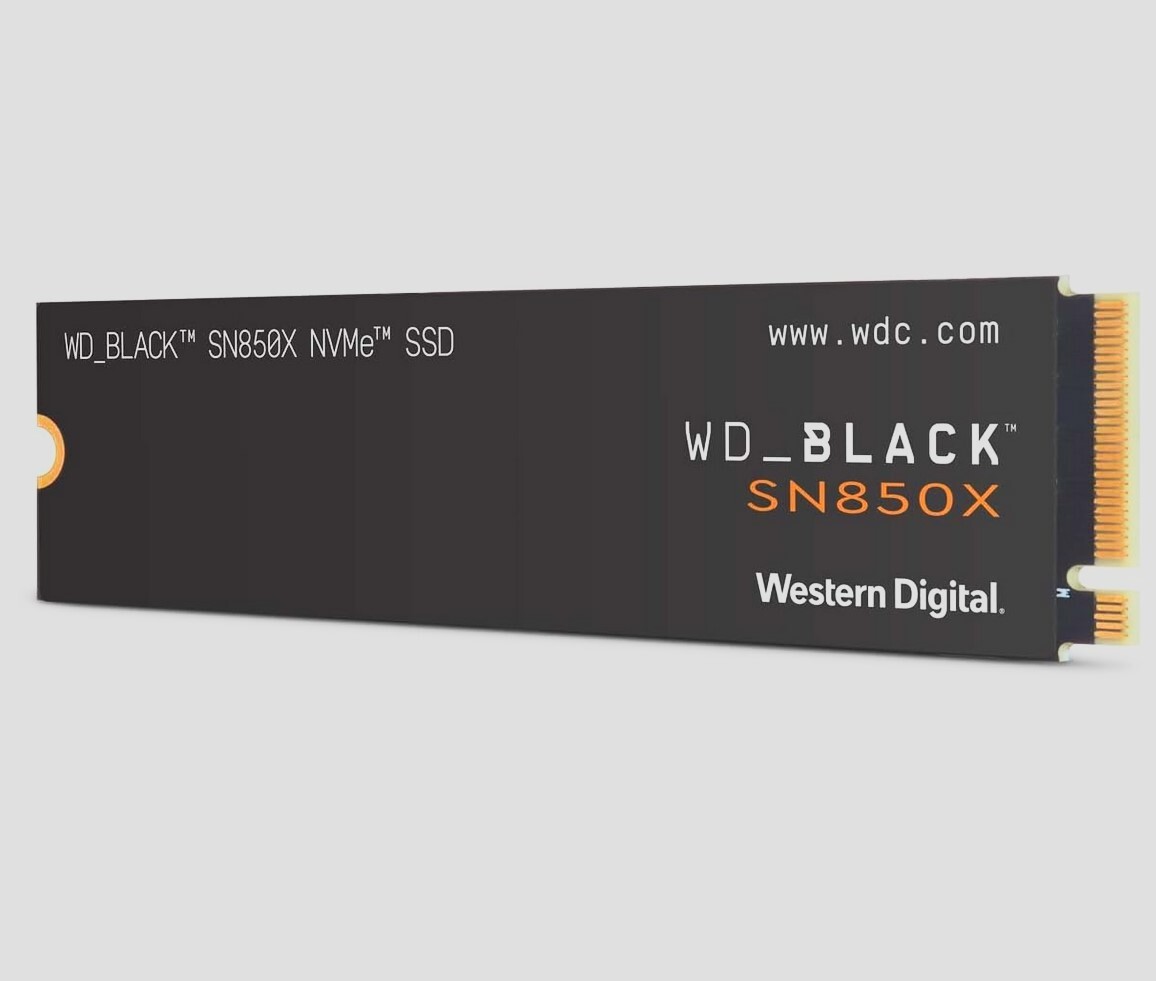 新品未開封 Western Digital WD BLACK M.2 SSD WDS200T2X0E-EC SN850X 2TB NVMe PCIe Gen4 x4 (読取り最大 7300MB/s 書込み最大 6600MB/s)の画像1