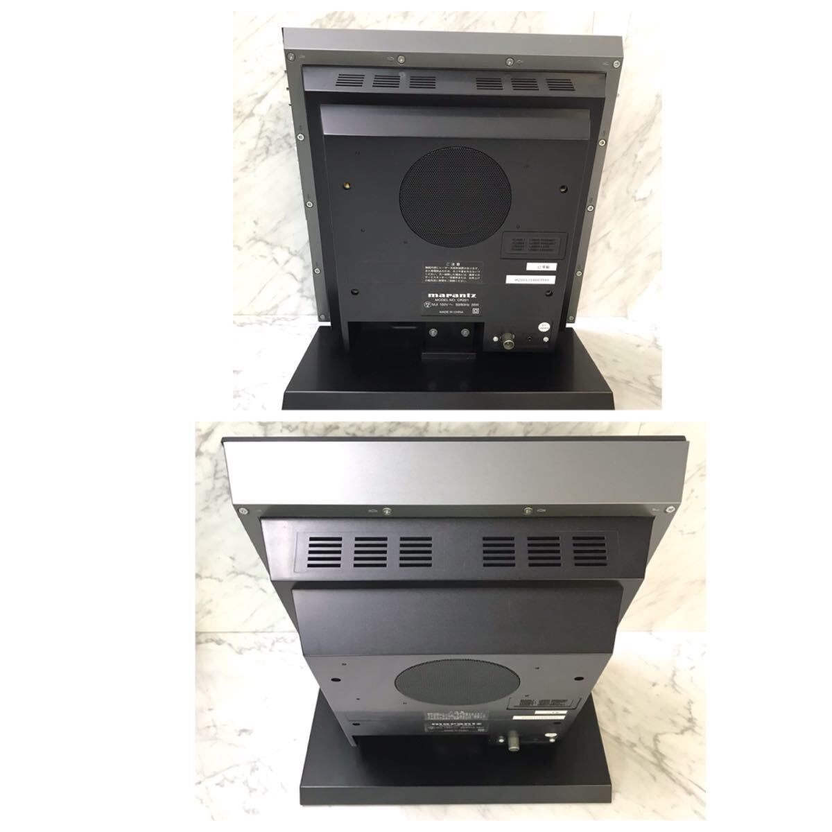  free shipping CD reproduction OK marantz Marantz Personal CD SYSTEM personal CD system CR201 black /CD player / present condition goods * junk treatment .