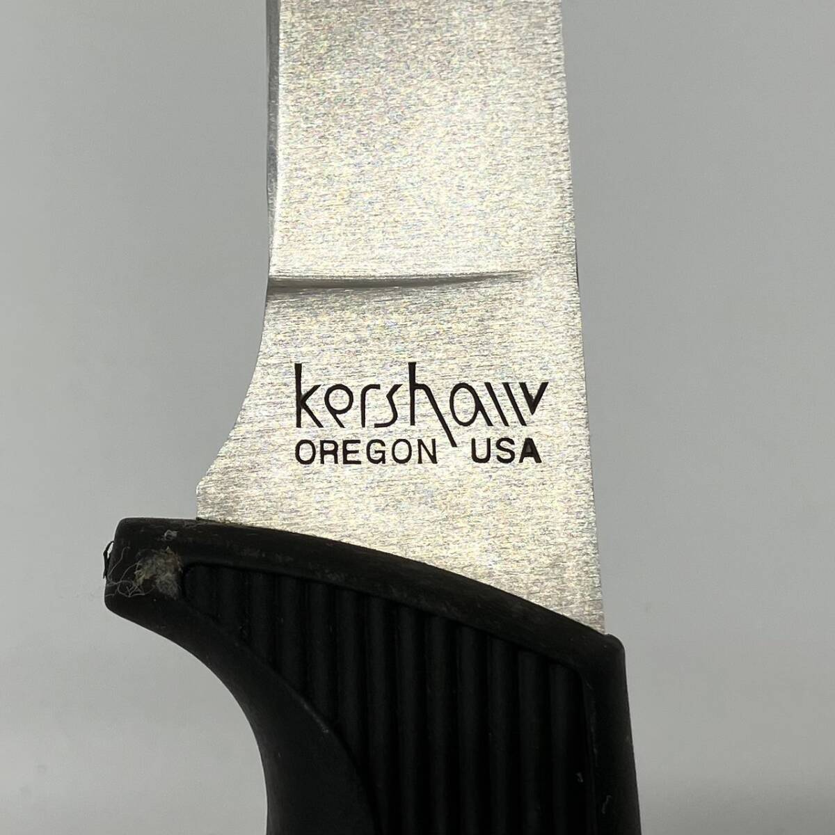 C077-SG2-154◎KERSHAW カーショウ キャンプ＆ストリーム 1031TF ナイフ OREGON USA ケース付_画像9