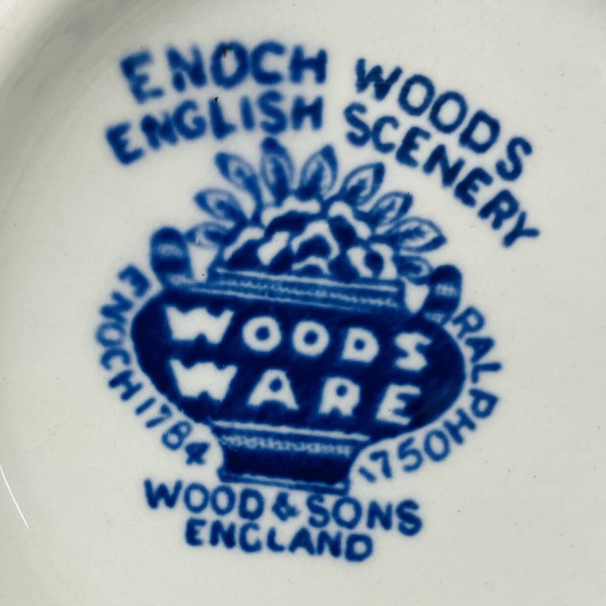 B028-SG2-47 WOODS WARE ウッズウェア ミルクポット ミルクピッチャー アンティーク 食器 の画像7