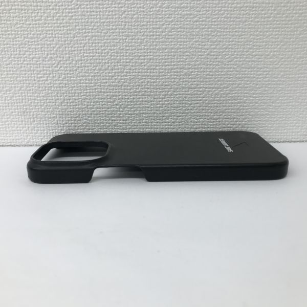 F186-O15-5185 SAINT LAURENT サンローラン 携帯ケース iPhone13pro用？ ブラック 約14.5×7.1cm 約4×4.1cm 箱付きの画像7