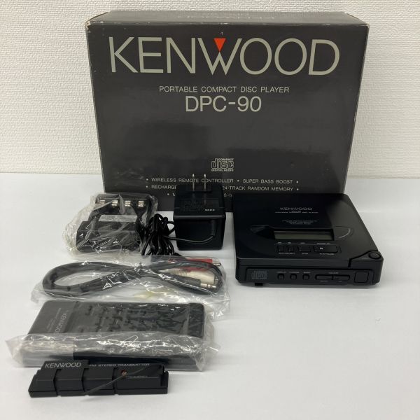 F021-SG3-78 KENWOOD Kenwood portable CD player DPC-90 No.01200812 audio equipment box attaching electrification verification settled 