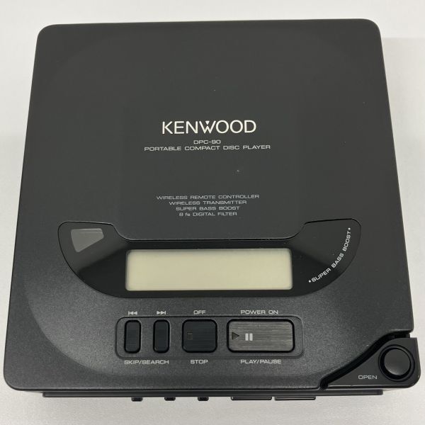 F021-SG3-78 KENWOOD Kenwood portable CD player DPC-90 No.01200812 audio equipment box attaching electrification verification settled 