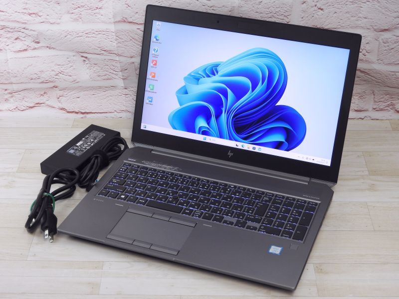 Bランク FHD液晶 HP ZBOOK 15G6 第9世代 i7 9750H メモリ16GB NVMe512GB QuadroT1000 Win11