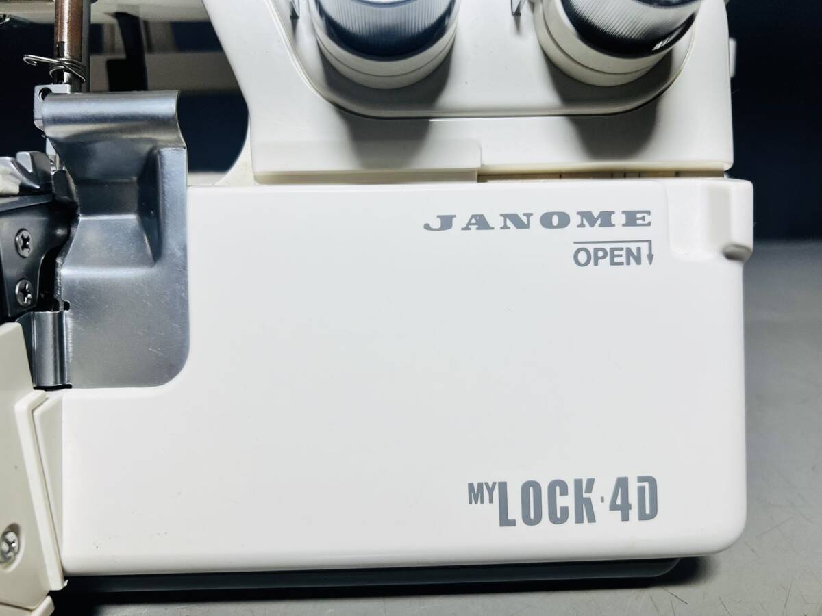 JANOME MODEL 234D ジャノメ ロックミシン MY LOCK 本体のみ 動作未確認 付属品付き _画像3