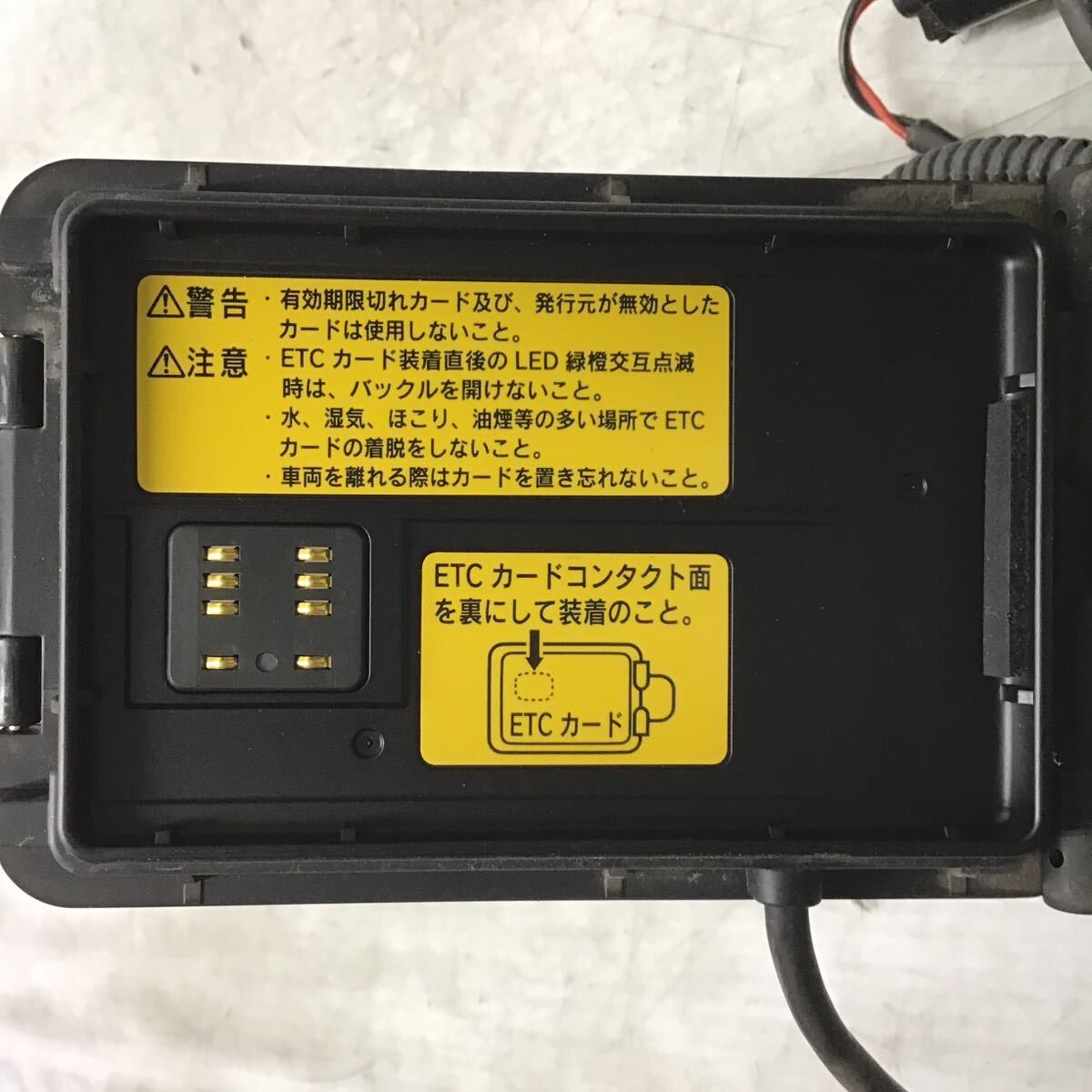 Z1-1 JRM-12 日本無線　アンテナ一体型　バイク用 二輪車用 ETC 車載器 動作確認済み_画像3