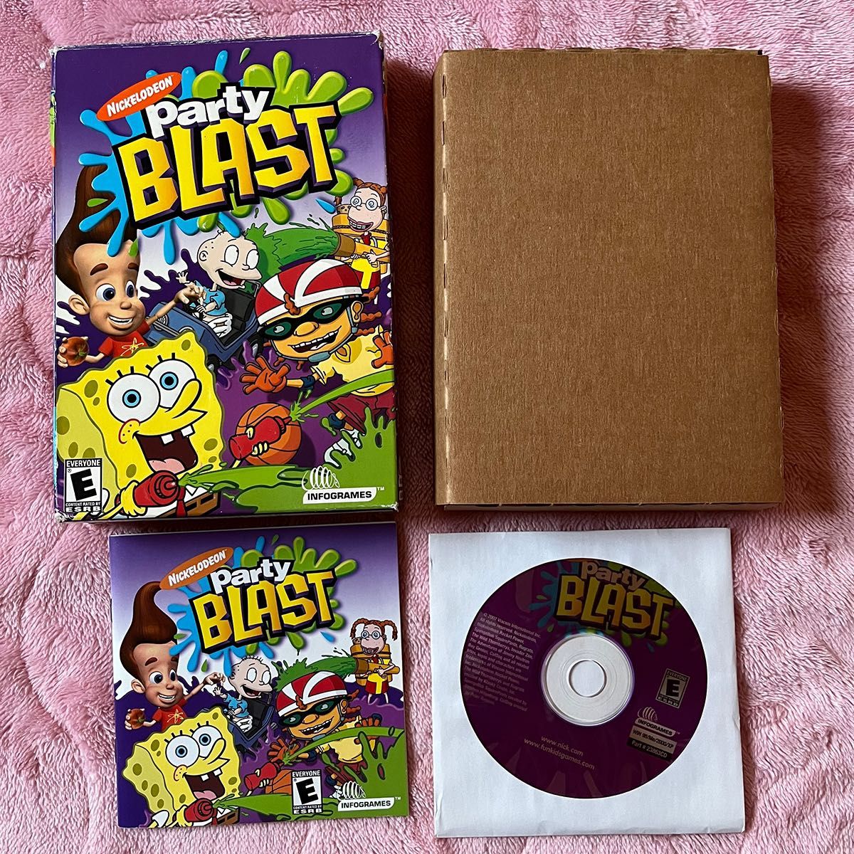 超希少 中古 Windows Party BLAST PC ゲームソフト レトロゲーム スポンジボブ 英語 輸入版